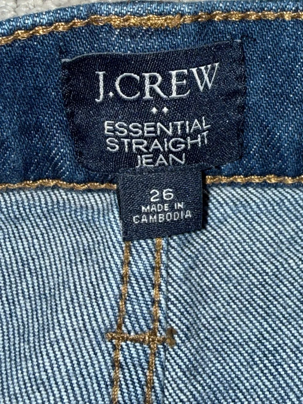 J. Crew Women’s Dark Blue Straight Jeans